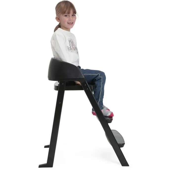 Chicco Crescendo Lite Chaise Haute Évolutive 3 en 1 pour Enfant et Adulte - Modèle Cairo Coal