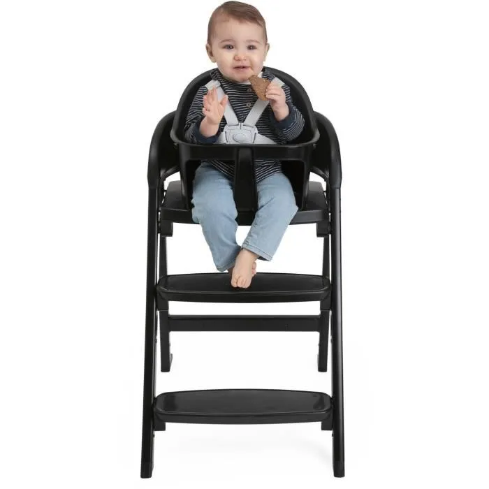 Chicco Crescendo Lite Chaise Haute Évolutive 3 en 1 pour Enfant et Adulte - Modèle Cairo Coal