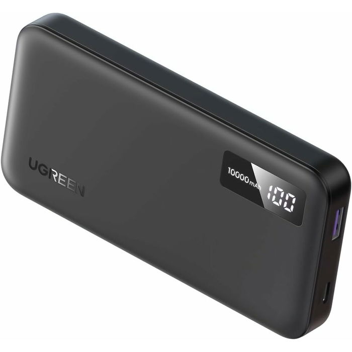 UGREEN Power Bank Portable 10000mAh (Réf. 25742) - Charge Rapide Bidirectionnel USB-C Power Delivery 3.0 & Quick Charge 3.0 - 20W - Noir