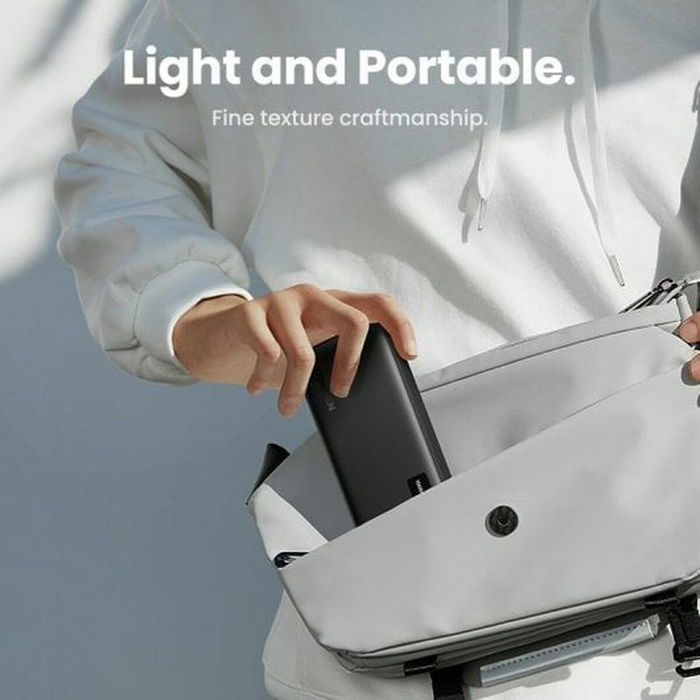 UGREEN Power Bank Portable 10000mAh (Réf. 25742) - Charge Rapide Bidirectionnel USB-C Power Delivery 3.0 & Quick Charge 3.0 - 20W - Noir