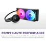 NZXT Kraken Plus 240 RL-KR240-B2 - Watercooling AIO avec écran LCD carré 1.54" personnalisable, ventilateurs RGB, pompe Turbine, compatible AM4, Noir