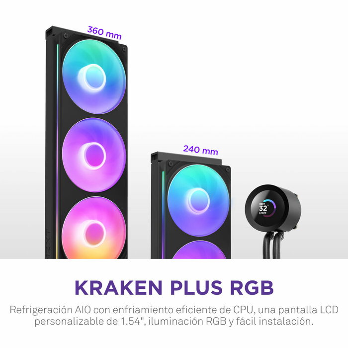 NZXT Kraken Plus 240 RGB Noir