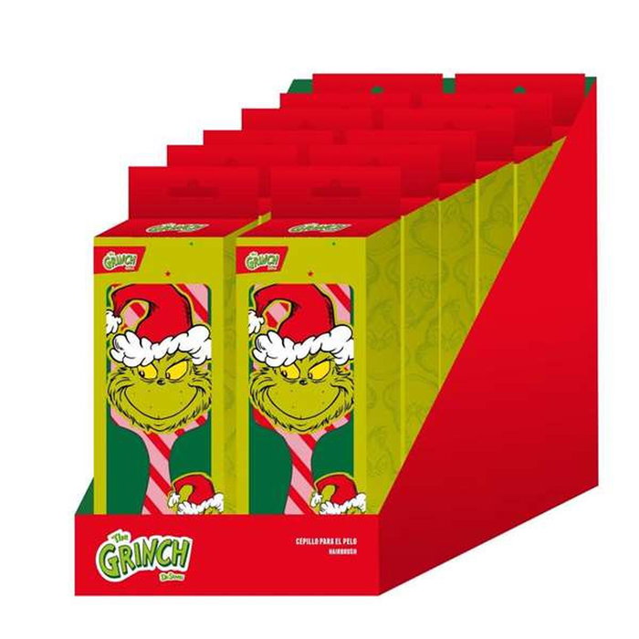 Cerdá Cepillos Rectangular The Grinch rouge