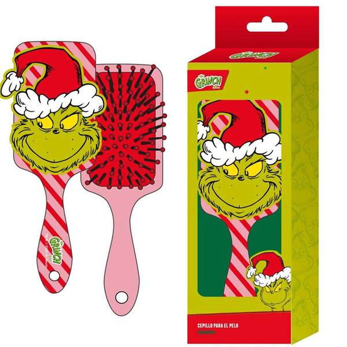 Cerdá Cepillos Rectangular The Grinch rouge