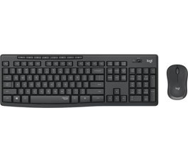 Logitech MK295 Combo Clavier et Souris Sans Fil Silencieux, Technologie Silent Touch, Connexion USB 2.4 GHz, Résistant aux Éclaboussures