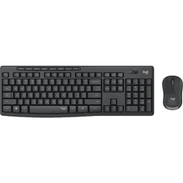 Logitech 920-009794 MK295 - Set clavier et souris sans fil silencieux, noir