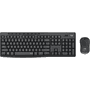 Logitech 920-009794 MK295 - Set clavier et souris sans fil silencieux, noir