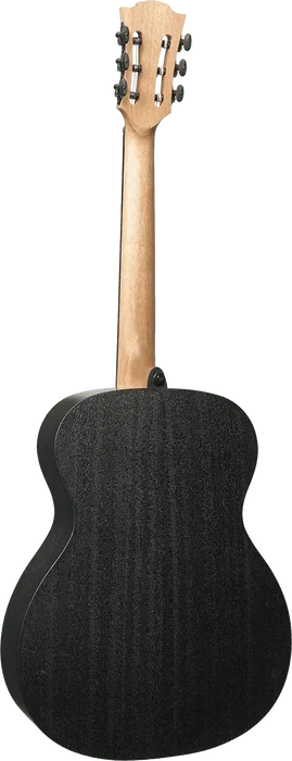 LAG Guitare Acoustique Nylon Auditorium Noir & Brun - Table Épicéa Massif, Finition Satinée