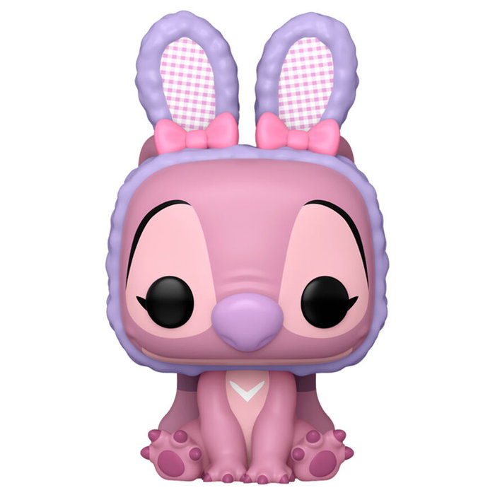FUNKO Figurine POP Disney Stitch - Angel en Lapin de Pâques - Figurine Vinyl de 9 cm avec Boîte