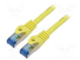 LANBERG Cordon de raccordement Cat 6a S/FTP RJ45 5m jaune