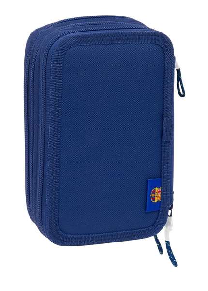 Safta Plumier triple 37 pièces F.C. Barcelona bleu marine et bleu - 12,5x19,5x5,5 cm Safta Plumier triple 37 pièces F.C. Barcelona bleu marine et bleu - 12,5x19,5x5,5 cm