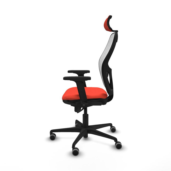 Piqueras y Crespo 2D036G2 Chaise de Bureau avec Appui-tête Orange Foncé Piqueras y Crespo 2D036G2 Chaise de Bureau avec Appui-tête Orange Foncé