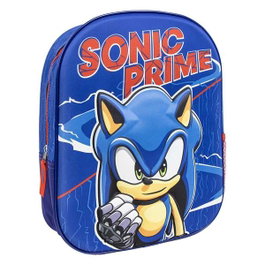 Cerdà Sac à Dos Enfant 3D Sonic Prime 25 x 10 x 31 cm - À partir de 3 ans - Bleu