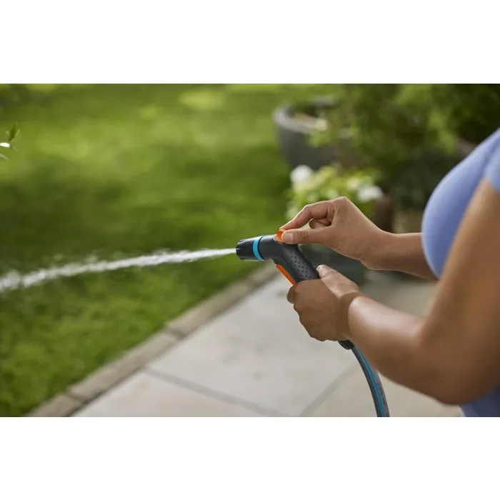 GARDENA Classic Pistolet de nettoyage multijet - Débit réglable - Résistant au gel - Garantie 5 ans - Nettoyage extérieur