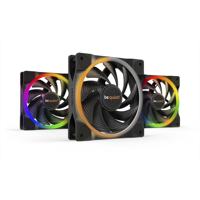 be quiet! Light Wings 120mm PWM High-Speed - Pack de 3 - Noir be quiet! Light Wings 120mm PWM High-Speed - Pack de 3 - Noir