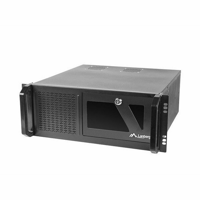 Boîtier ATX Lanberg SC01-4504-08B Noir 4U Rangement Boîtier ATX Lanberg SC01-4504-08B Noir 4U Rangement