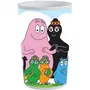 Fun House - Lot de vaisselle Barbapapa (Réf. BARBAPAPA) - 6 pièces : Assiettes 22 cm & 16 cm, couverts, verre, gourde et boîte goûter - Adapté lave-vaisselle et micro-ondes