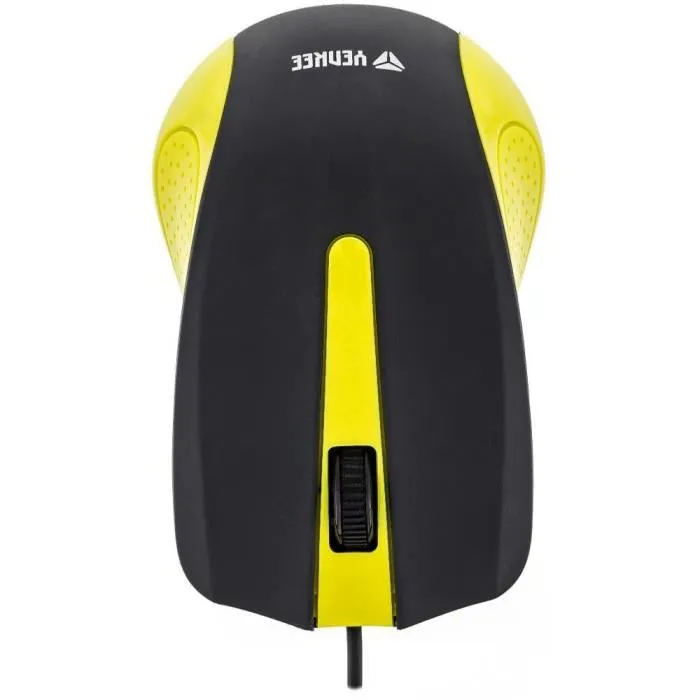 Yenkee YMS 1015YW - Souris filaire USB - Jaune SUVA - Capteur optique 1000 DPI - Surface anti-transpiration - Pour bureau et maison Yenkee YMS 1015YW - Souris filaire USB - Jaune SUVA - Capteur optique 1000 DPI - Surface anti-transpiration - Pour bureau et maison