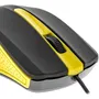 Yenkee YMS 1015YW - Souris filaire USB - Jaune SUVA - Capteur optique 1000 DPI - Surface anti-transpiration - Pour bureau et maison