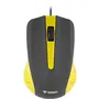 Yenkee YMS 1015YW - Souris filaire USB - Jaune SUVA - Capteur optique 1000 DPI - Surface anti-transpiration - Pour bureau et maison