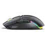 Yenkee YMS 3600BK Souris de Jeu Filaire Modulaire, Capteur Pixart 3327 12400 DPI, RGB, 6 Boutons Programmables, Design Anti-Transpiration