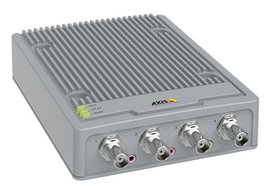 Axis P7304 Encodeur vidéo 4 canaux pour caméras analogiques/HD 4K avec Zipstream, son bidirectionnel et détection de mouvement