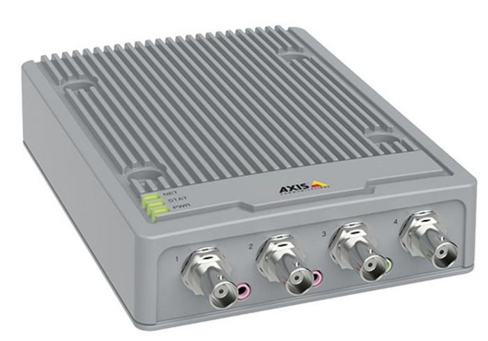 Axis P7304 Encodeur vidéo 4 canaux pour caméras analogiques/HD 4K avec Zipstream, son bidirectionnel et détection de mouvement Axis P7304 Encodeur vidéo 4 canaux pour caméras analogiques/HD 4K avec Zipstream, son bidirectionnel et détection de mouvement
