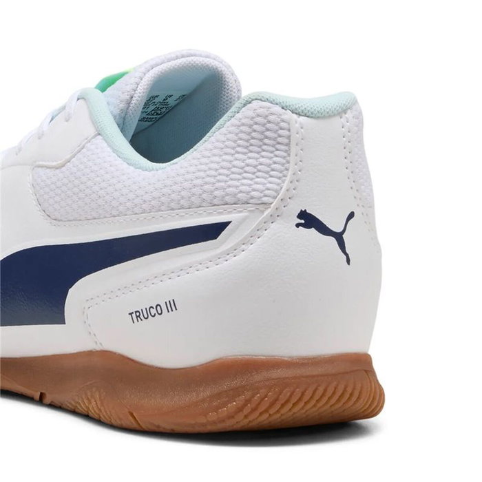Chaussures de Futsal pour Adultes Puma Truco III Blanc