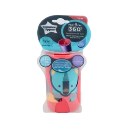 Tommee Tippee Taza 360° gobelet anti-fuite pour bébé 6 mois+, 200 ml, rouge