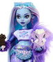 Mattel - Monster High Abbey Bominable Hnf64 - Poupée avec tenue à paillettes de neige, accessoires et mascotte Tundra - Pour enfants +4 ans