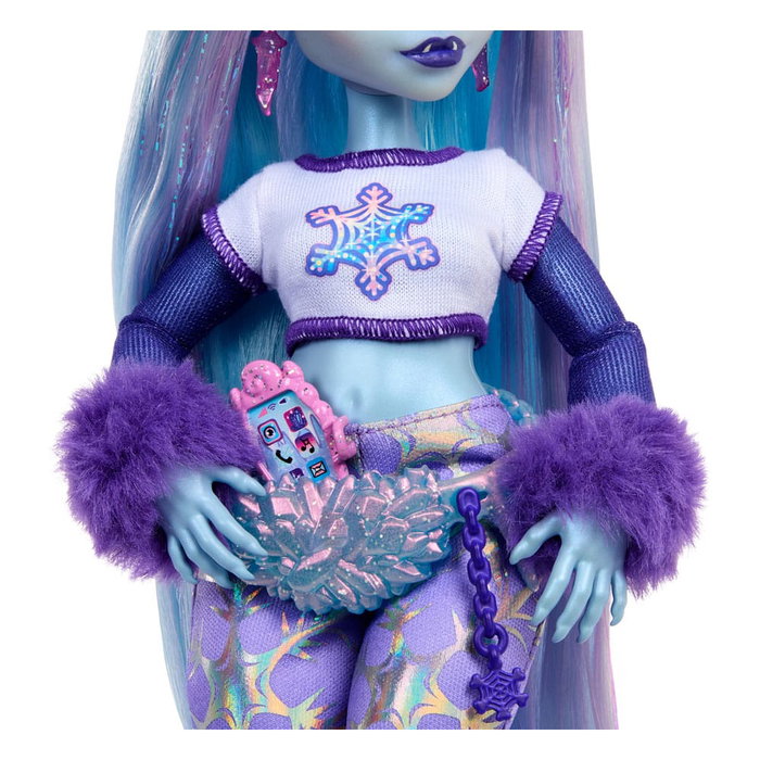 Mattel - Monster High Abbey Bominable Hnf64 - Poupée avec tenue à paillettes de neige, accessoires et mascotte Tundra - Pour enfants +4 ans Mattel - Monster High Abbey Bominable Hnf64 - Poupée avec tenue à paillettes de neige, accessoires et mascotte Tundra - Pour enfants +4 ans