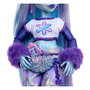 Mattel - Monster High Abbey Bominable Hnf64 - Poupée avec tenue à paillettes de neige, accessoires et mascotte Tundra - Pour enfants +4 ans