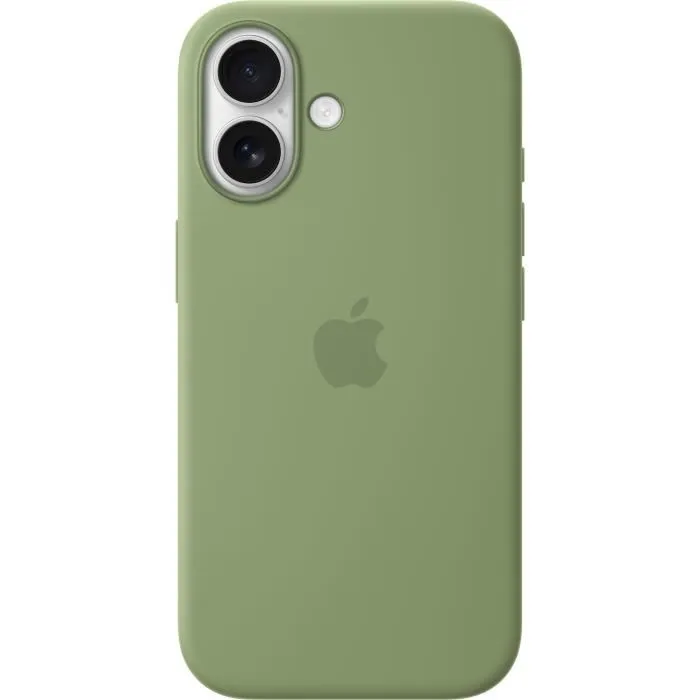 Apple iPhone 17 Coque en silicone avec MagSafe Light Moss Apple iPhone 17 Coque en silicone avec MagSafe Light Moss