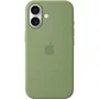 Apple iPhone 17 Coque en silicone avec MagSafe Light Moss