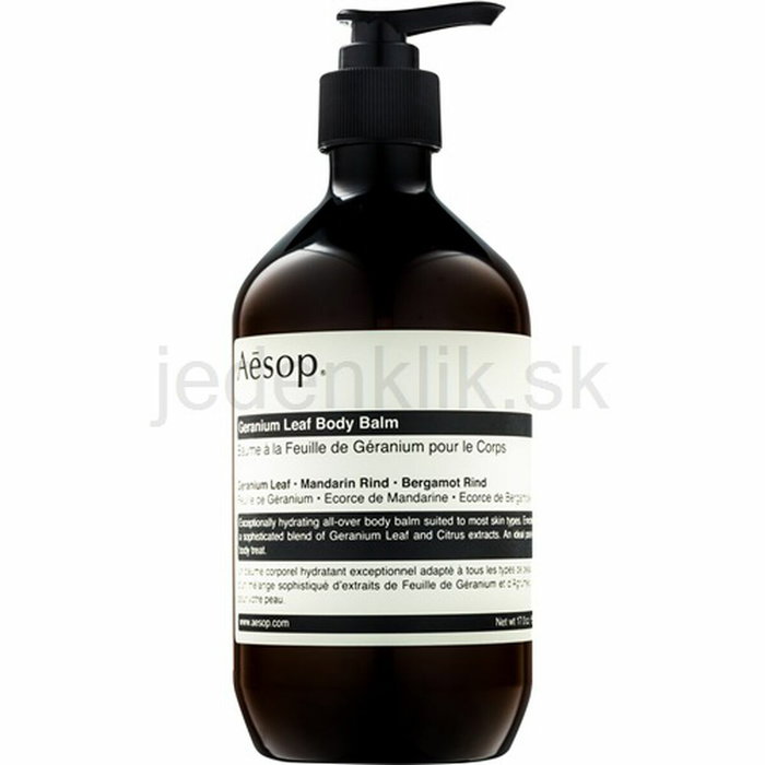Aesop GERANIUM LEAF Baume Corporel 500 ml