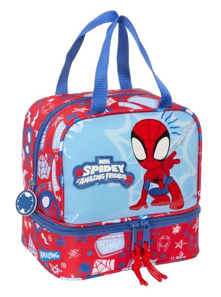SAFTA Boîte à goûter / Gamelle Spidey "Rescue" pour enfants - 20 x 20 x 15 cm - Licence Marvel - Recommandé à partir de 36 mois SAFTA Boîte à goûter / Gamelle Spidey "Rescue" pour enfants - 20 x 20 x 15 cm - Licence Marvel - Recommandé à partir de 36 mois