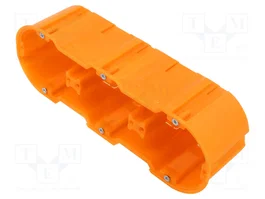 SIMET Boîtier d'installation MULTIWALL SLIM orange