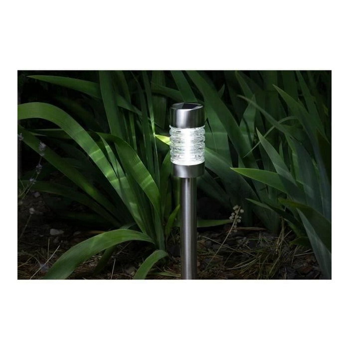 Galix Balise à énergie solaire en inox gris inox