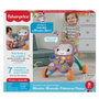 Fisher-Price - Andador Musical et d'Activités Parlant Ríe y Aprende avec Mono - Jouet Évolutif pour Bébé +12 Mois avec Lumières, Sons et Chansons