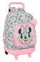 Safta Mochila avec roues compacte extraible Minnie Mouse Minty 33x45x22cm