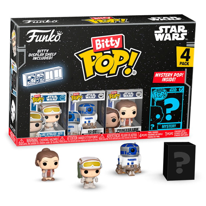 FUNKO Blister de 4 figurines Bitty Pop! Star Wars Luke Skywalker FUNKO Blister de 4 figurines Bitty Pop! Star Wars Luke Skywalker