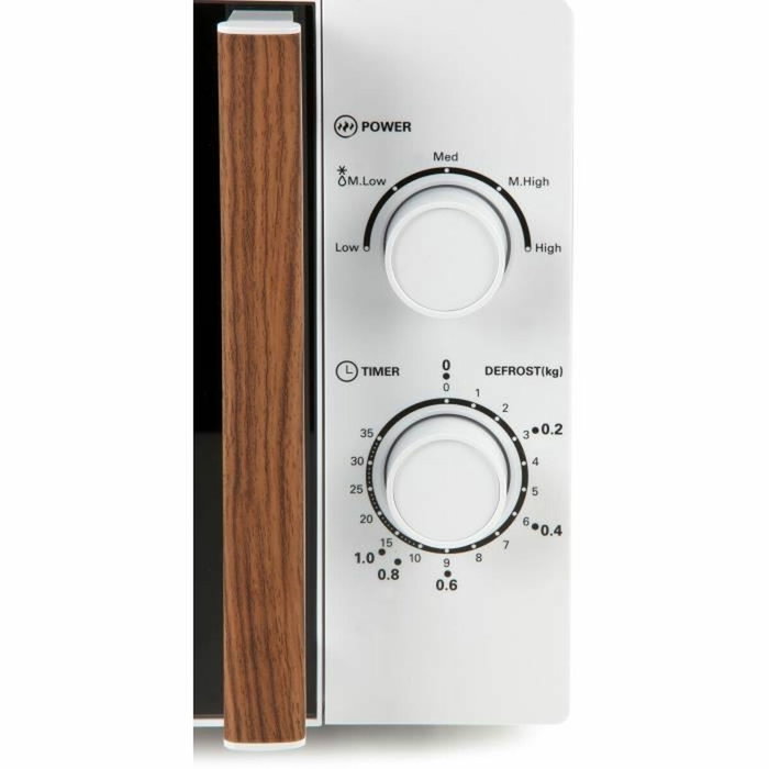 Domo DO2720 Micro-ondes 20L - 700W - Blanc finition bois Domo DO2720 Micro-ondes 20L - 700W - Blanc finition bois