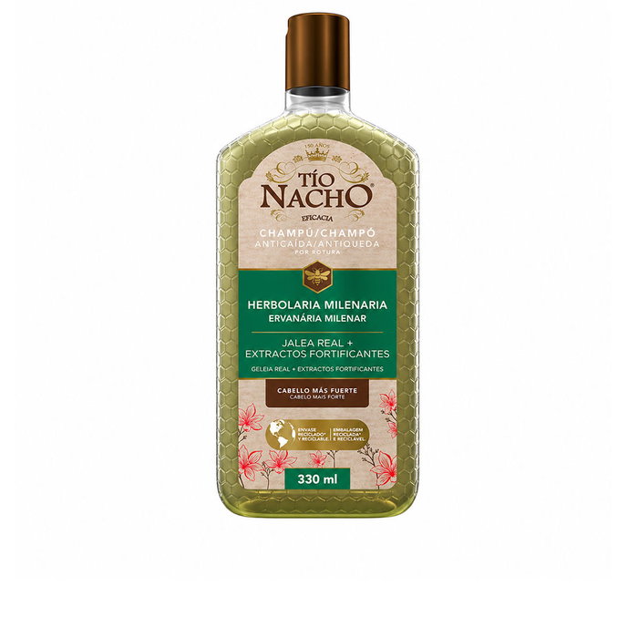 Tío Nacho Shampoing anti-chute fortifiant à la gelée royale et aloe vera, 330 ml Tío Nacho Shampoing anti-chute fortifiant à la gelée royale et aloe vera, 330 ml