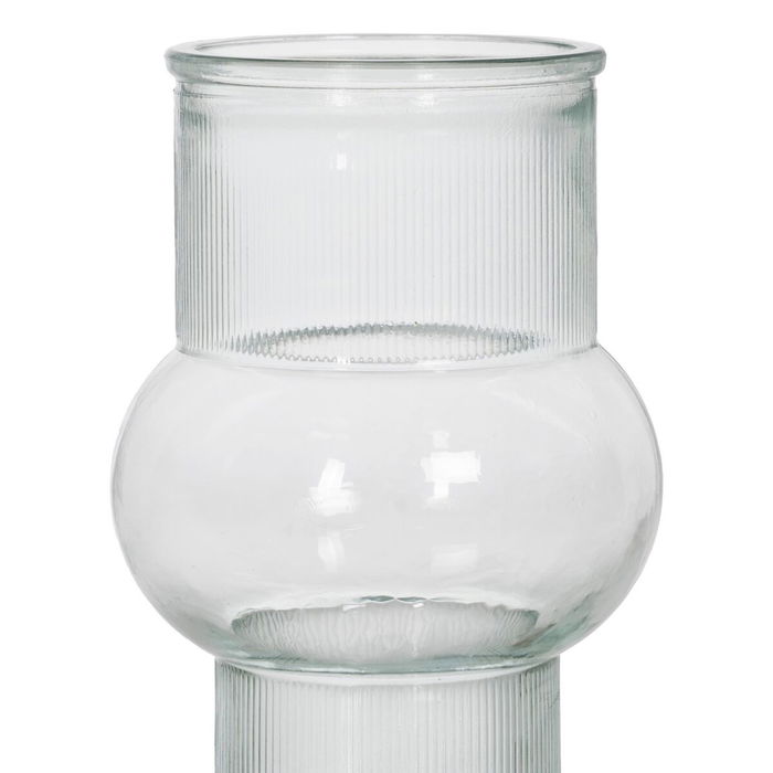 Vase verre recyclé 11 x 11 x 17 cm Vase verre recyclé 11 x 11 x 17 cm