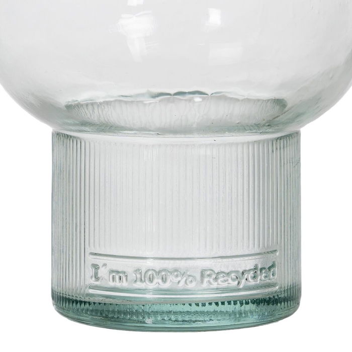 Vase verre recyclé 11 x 11 x 17 cm Vase verre recyclé 11 x 11 x 17 cm