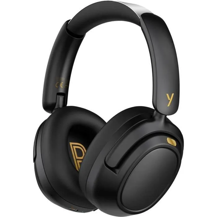 Yenkee Casque Bluetooth YHP 21BT avec ANC 42 dB, Batterie 1000 mAh (100 h d'autonomie), Micro intégré, Français Yenkee Casque Bluetooth YHP 21BT avec ANC 42 dB, Batterie 1000 mAh (100 h d'autonomie), Micro intégré, Français