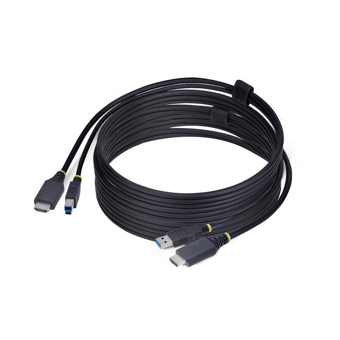 Startechcom HU12210-KVM-CABLE Câble KVM HDMI + USB 3.0 3m 4K 60Hz 5Gbps Type A A Startechcom HU12210-KVM-CABLE Câble KVM HDMI + USB 3.0 3m 4K 60Hz 5Gbps Type A A