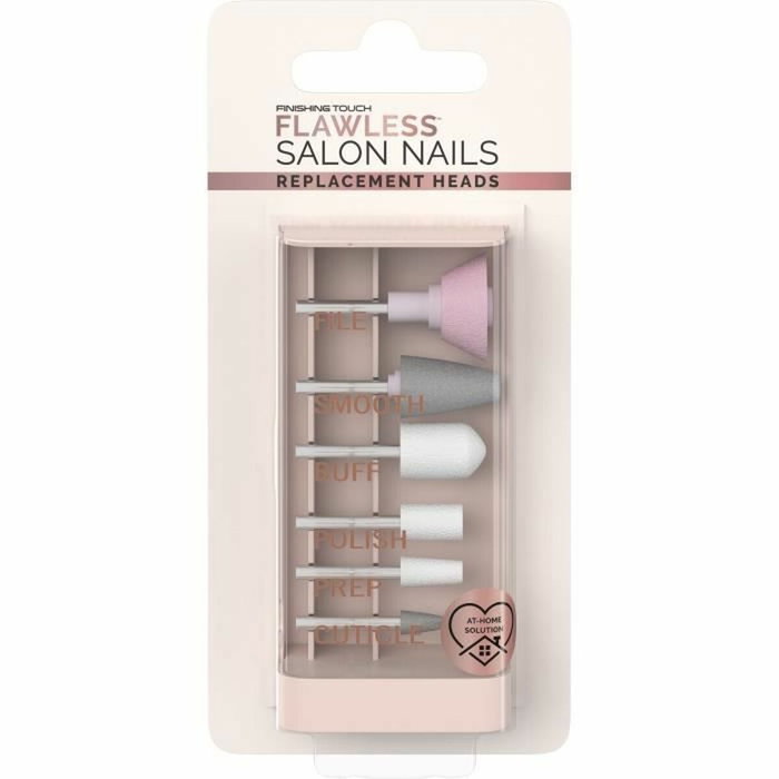 Flawless Finish Set de 6 Têtes de Rechange Blanc