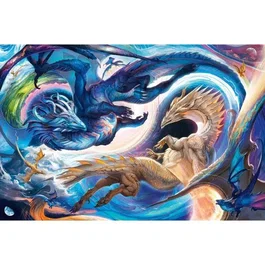 Ravensburger Puzzle 5000 pièces Dragons de jour et de nuit - 12000813 - Jeu d'adultes à partir de 14 ans