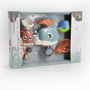 TACHAN Circuit mural avec forme de baleine - Jeu d'eau à ventouses avec rampes, fontaines, animaux et accessoires - À partir de 1 an